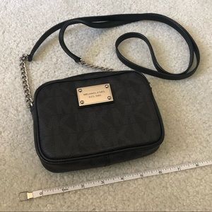 Michael Kors Black Jet Set Crossbody Small